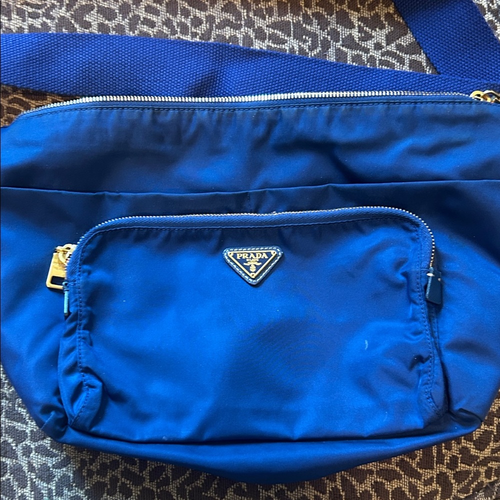 Prada Royal Blue Crossbody Bag